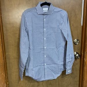 Calvin Klein Men’s Plaid black&white Small Slim fit